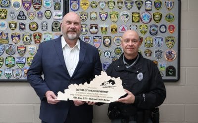 Calvert City Police Department receives 100% on Safety and Liability Review